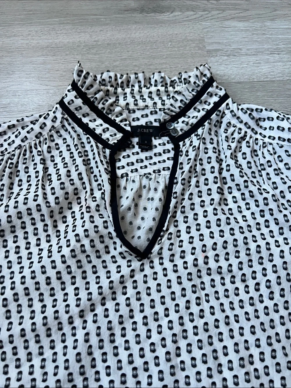 J.Crew Long-Sleeve Silk Blouse